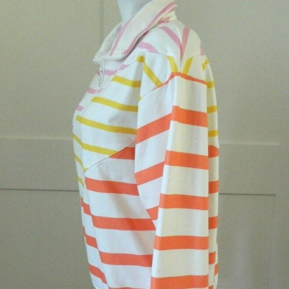 Solid & Striped Quarter-Zip Pullover Sweatshirt XS - Picture 6 of 9